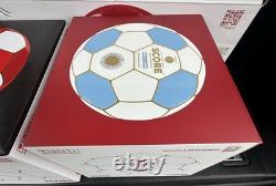 FIFA World Cup 4Pc 2026 Soccer Score Tequila Bottle USA Mexico Canada Argentina