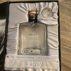 Familia Partida Elegante Tequila Extra Anejo Decanter Bottle & Box With Necklace