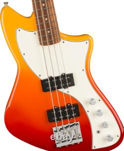 Fender Player Plus Active Meteora 4-String Bass, Maple Neck, Tequila Sunrise
