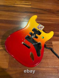 Fender Player Plus Strat Stratocaster Tequila Sunrise Alder Body 2 Point 4.5 lbs