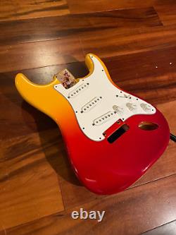 Fender Player Plus Strat Stratocaster Tequila Sunrise Alder Body 2 Point 4.5 lbs