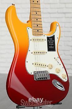 Fender Player Plus Stratocaster Electric Guitar Tequila Sunrise with Maple