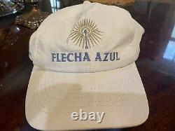 Flecha Azul Ultra Premium Tequila Baseball Cap / Hat White Adjustable