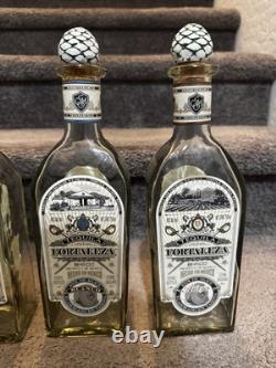 Fortaleza Tequila Empty Bottle Blanco Reposado Anejo Still Strength Complete 4
