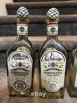 Fortaleza Tequila Empty Bottle Blanco Reposado Anejo Still Strength Complete 4