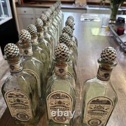 Fortaleza Tequila Empty Unrinsed Bottles 19 Bottles Blanco Reposado Añejo