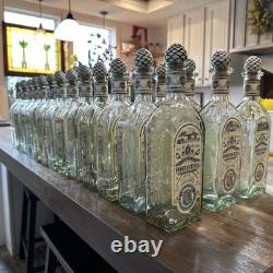Fortaleza Tequila Empty Unrinsed Bottles 19 Bottles Blanco Reposado Añejo