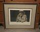 Framed Dale Rayburn Signed/numbered Etching Etched Tequila #41/100 29.5 X 24.5