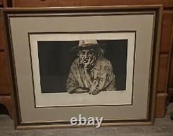 Framed DALE RAYBURN Signed/Numbered Etching Etched TEQUILA #41/100 29.5 x 24.5