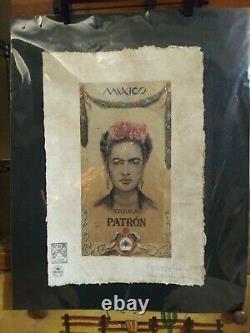 Frida Kahlo, Patron Tequila, Mexico, Artist Proof Print 22'x15'x Fairchild Paris