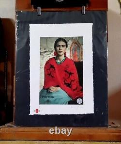 Frida Kahlo, Tequila Patron Series, Ltd. Edition 22x15 in Signed Fairchild Paris