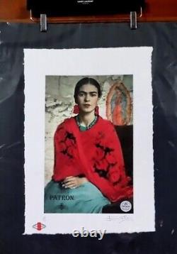Frida Kahlo, Tequila Patron Series, Ltd. Edition 22x15 in Signed Fairchild Paris
