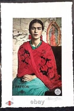 Frida Kahlo, Tequila Patron Series, Ltd. Edition 22x15 in Signed Fairchild Paris
