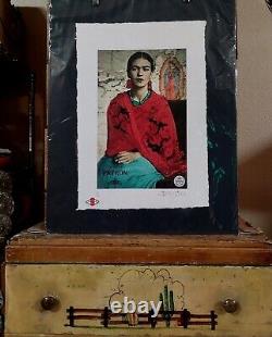 Frida Kahlo, Tequila Patron Series, Ltd. Edition 22x15 in Signed Fairchild Paris
