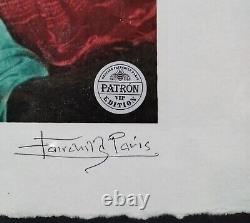 Frida Kahlo, Tequila Patron Series, Ltd. Edition 22x15 in Signed Fairchild Paris