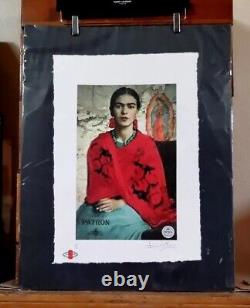 Frida Kahlo, Tequila Patron Series, Ltd. Edition 22x15 in Signed Fairchild Paris