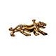 Gold Jaguar Tequila Bottle Empty Bar Decanter De Agave Casino Azul Anejo 22