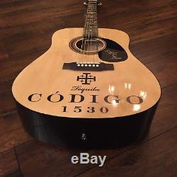 George Strait Signed Autographed Acoustic Guitar With Código Tequila Branded NEW