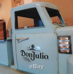 Giant-Size DON JULIO 1942 TEQUILA Liquor Store Display BLUE PICK-UP FARM TRUCK