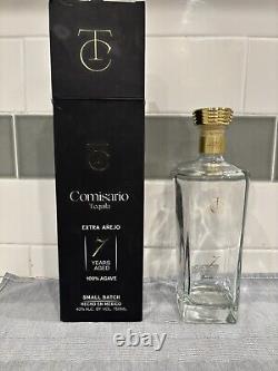 Gran Camisario Extra Anejo 7 Years Empty Tequila Bottle/Box MSRP $1299 -unrinsed