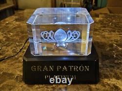 Gran Patron BEE Platinum Tequila Light Glorifier Display + CRYSTAL BEE TOPPER