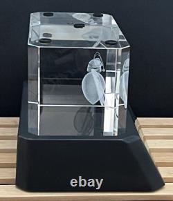 Gran Patron Burdeos Tequila Light Display with Laser Etched Bee Crystal Topper