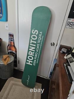 HORNITOS 100% Pure De Agave Tequila Snowboard Bar pub 5' display rare beer sign