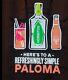 Hornitos Tequila Paloma Led Bar Sign Man Cave Garage Decor Light New 17x16