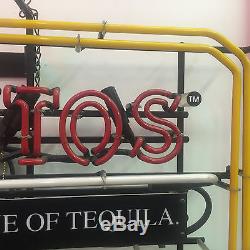HORNITOS Tequila Neon Sign 16 x 32 Ruby Red and Gold NO SHIPPING