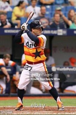 HOUSTON ASTROS Jose Altuve'Tequila Sunrise' NIKE Jersey'Custom' #27 Size XXL