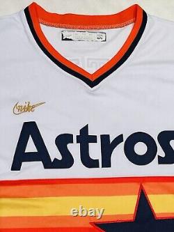 HOUSTON ASTROS Jose Altuve'Tequila Sunrise' NIKE Jersey'Custom' #27 Size XXL