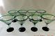 Hand Blown El Tesoro De Don Felipe 100% Blue Agave Tequila 8 Martini Glasses 2s5