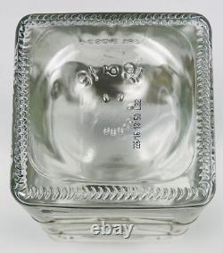 Handmade Herradura Tequila DECANTER & 6 SHOT GLASS SET in Rack with Metal Accents