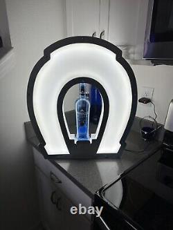 Herradura Tequila internally illuminated bar sign With Bottle Display