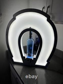 Herradura Tequila internally illuminated bar sign With Bottle Display