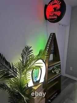 Herradura Tequila internally illuminated bar sign With Bottle Display