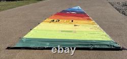 Hobie 16 Foot Catamaran Main Sail Tequila Sunrise Colored