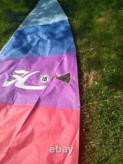 Hobie 18 Main Sail Sailboat Catamaran Tequila Sunrise NO BATTENS 4474