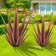 Home Dec. Outdoor Patio Yard Enlarge Metal Plants Tequila Rustic Sculpture