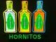 Hornitos Agave Tequila Led Bar Sign Man Cave Garage Decor Light 3 Bottle Sign
