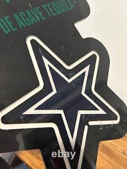 Hornitos Tequila Led Sign Dallas Cowboys Football Light Man Cave NFL Decor