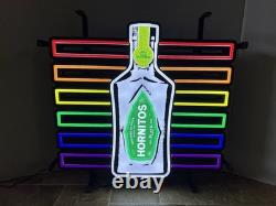 Hornitos Tequila Light Up LED Sign Game Room Man Cave Bar Pub Jalisco