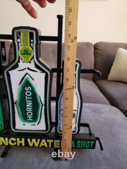 Hornitos Tequila Ranch Water Glowing Bar Sign Tested! GREAT PIECE
