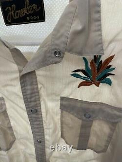 Howler Brothers Gaucho Pearl Snap XL Tequila HTF Rare EUC