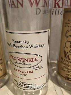 Huge Empty Bottle Collection. Bourbon Tequila And Rum. Pappy Van Winkle