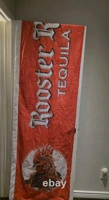 Huge Rooster Rojo Tequila Promo Banner Flag