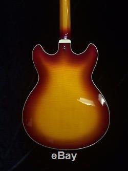 Ibanez AS153TQS Electric Guitar Tequila Sunrise Finish with Ibanez Hard Case