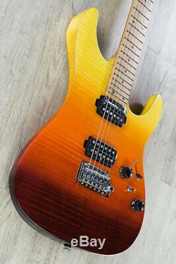 Ibanez AZ242F Premium Electric Guitar, Flamed Maple Tequila Sunrise Gradation