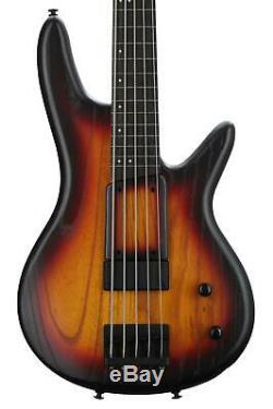 Ibanez Gary Willis Signature GWB205 Fretless Bass Guitar Tequila Sunrise Flat