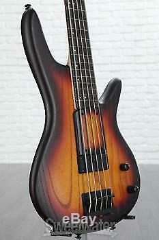 Ibanez Gary Willis Signature GWB205 Fretless Bass Guitar Tequila Sunrise Flat